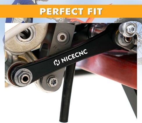NICECNC وصلة تعليق خفض الألومنيوم الأزرق ARM وصلة خفض قابلة للتعديل متوافقة مع Husqvarna FE250/350/450/501 TE150/250/300 2020-2023 TC250/300 FX350/450 2017-2022 انظر الإعداد in Saudi Arabia