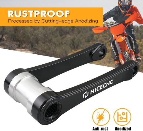 NICECNC وصلة تعليق خفض الألومنيوم الأزرق ARM وصلة خفض قابلة للتعديل متوافقة مع Husqvarna FE250/350/450/501 TE150/250/300 2020-2023 TC250/300 FX350/450 2017-2022 انظر الإعداد in Saudi Arabia