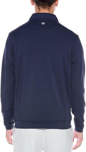 PETER MILLAR Mens Quarter Zip Knitwear, Xl, Blue in Saudi Arabia