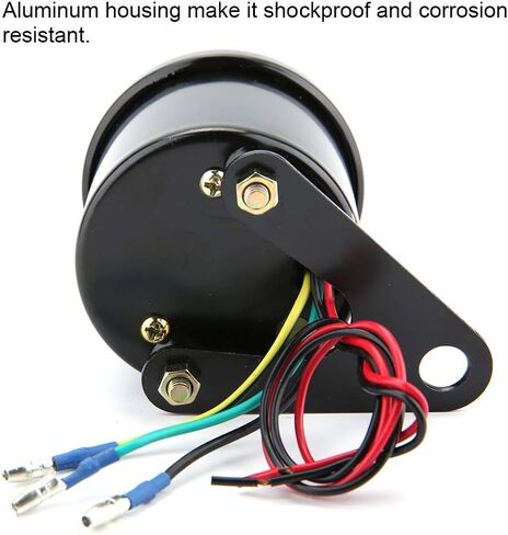 Motorcycle Electronic Tachometer, DC 12V Universal Motorcycle Electronic Tach Meter Gauge with LED Backlight Accessory in Saudi Arabia