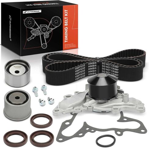 مجموعة حزام توقيت المحرك A-Premium مع مضخة مياه متوافقة مع Mitsubishi Diamante 2000-2003، Endeavour 2004-3.5L 3.8L in Saudi Arabia