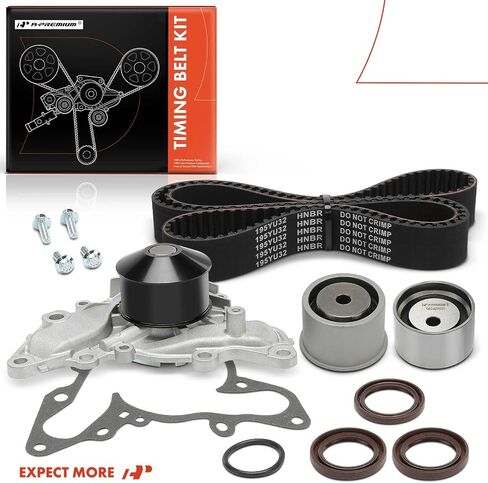 مجموعة حزام توقيت المحرك A-Premium مع مضخة مياه متوافقة مع Mitsubishi Diamante 2000-2003، Endeavour 2004-3.5L 3.8L in Saudi Arabia