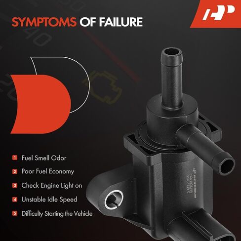 A-Premium Vapor Canister Purge Solenoid Valve Compatible with Toyota Tacoma 2005-2016 2.7L, Tacoma 2005-2012 4.0L, Tundra 2005-2011 4.0L, 4Runner 2010 2.7L, 4Runner 2003-2012 4.0L, FJ Cruiser in Saudi Arabia