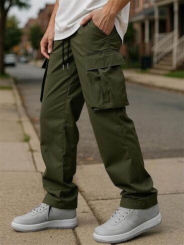 Men's Hiking Joggers with Utility Pockets & Adjustable Drawstring in Saudi Arabia