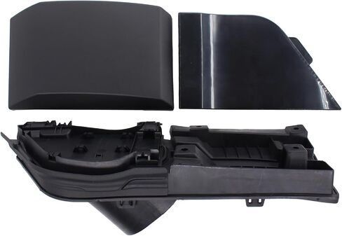 MOTOKU Fuel Filler Door Housing Pocket Hinge and Pillar Moulding Trim w/Black Hatch Cover Set for Ford Transit 2015-2022 Transit-350 HD Transit-350 Transit-250 Transit-150 2015-2023 Gas Door Cap in Saudi Arabia