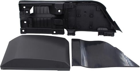 MOTOKU Fuel Filler Door Housing Pocket Hinge and Pillar Moulding Trim w/Black Hatch Cover Set for Ford Transit 2015-2022 Transit-350 HD Transit-350 Transit-250 Transit-150 2015-2023 Gas Door Cap in Saudi Arabia