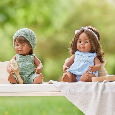 Miniland Educational Anatomically Correct 15" Baby Doll, Caucasian Boy, Brunette,Multi in Saudi Arabia