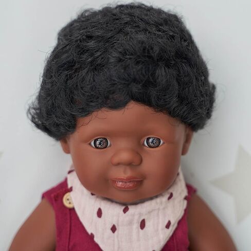 Miniland Educational Anatomically Correct 15" Baby Doll, Caucasian Boy, Brunette,Multi in Saudi Arabia