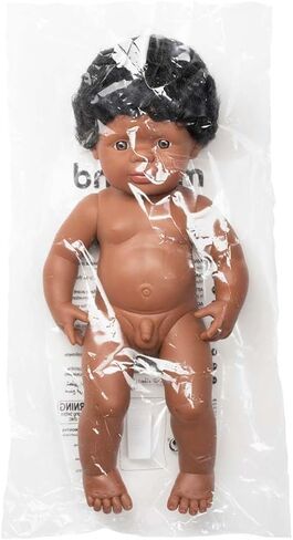 Miniland Educational Anatomically Correct 15" Baby Doll, Caucasian Boy, Brunette,Multi in Saudi Arabia