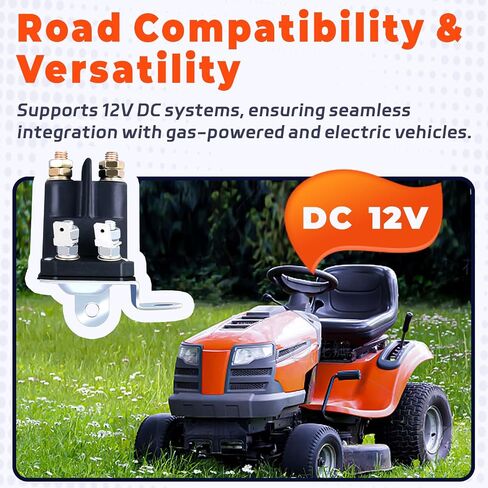 استبدال مرحل جزازة العشب 12 فولت - متوافق مع John Deere X300 قبل -150,000 X300/X304/X320/324 قبل -180,000 X360 بعد 085-001 يستبدل MIU10981 in Saudi Arabia