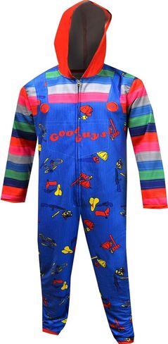 Bioworld Merchandising Mens Chucky Child's Play Adult Union Suit Pajama in Saudi Arabia