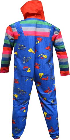 Bioworld Merchandising Mens Chucky Child's Play Adult Union Suit Pajama in Saudi Arabia