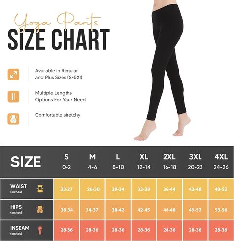 طماق اليوغا النسائية منخفضة الارتفاع من القطن والألياف اللدنة | بنطال رياضي كامل الطول (درزة داخلية 32 بوصة - 36 بوصة) | S-5X in Kuwait