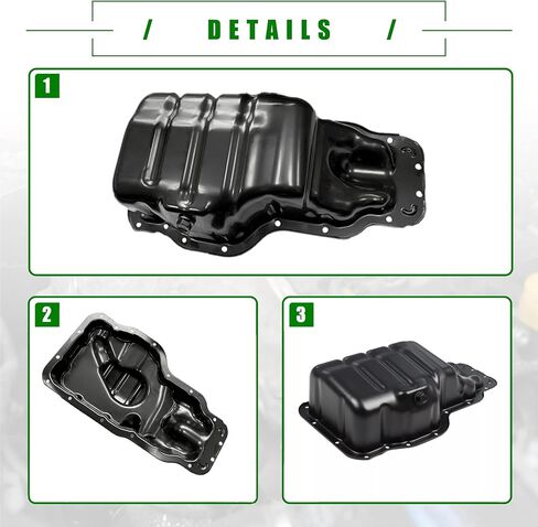 وعاء زيت المحرك من PartsFlow متوافق مع Kia Forte Hyundai Elantra Sonata Elantra GT Forte Soul Optima Forte5 Forte Koup استبدال 264-276، 215102E023 in Saudi Arabia