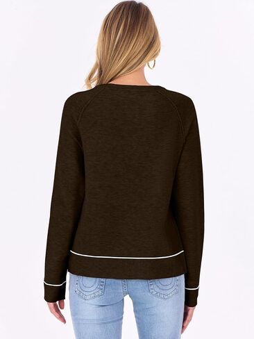 ANRABESS Sweaters for Women Long Sleeve Cropped Lightweight 2025 Fall Fashion Knit Crewneck Pullover Top Soft Trendy Outfits in Kuwait