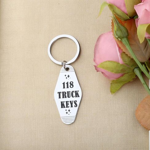 MAOFAED TV Show Inspired Gift 118 Trucks Keys Station 118 Keychain Dispatcher Merch Fire Responder Gift (118 truck key) in Saudi Arabia