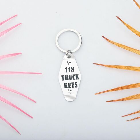 MAOFAED TV Show Inspired Gift 118 Trucks Keys Station 118 Keychain Dispatcher Merch Fire Responder Gift (118 truck key) in Saudi Arabia
