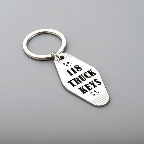 MAOFAED TV Show Inspired Gift 118 Trucks Keys Station 118 Keychain Dispatcher Merch Fire Responder Gift (118 truck key) in Saudi Arabia