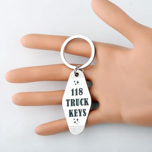 MAOFAED TV Show Inspired Gift 118 Trucks Keys Station 118 Keychain Dispatcher Merch Fire Responder Gift (118 truck key) in Saudi Arabia