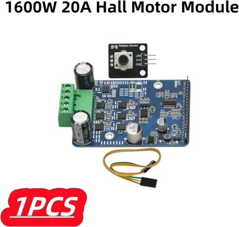 1Pcs/lot DC 6V-80V BLDC Three Phase DC Brushless Motor Controller PWM 1600W 20A Hall Motor Module in Kuwait