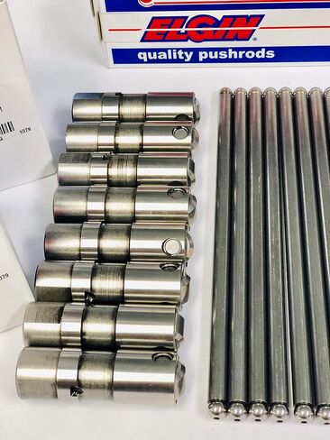 Elgin industries Hydraulic NON AFM Roller Lifters & Trays & Push Rods compatible with 1997-2016 Chevy 4.8 5.3 5.7 6.0 LS1 LS2 LS3 LS6 LS7 in Saudi Arabia