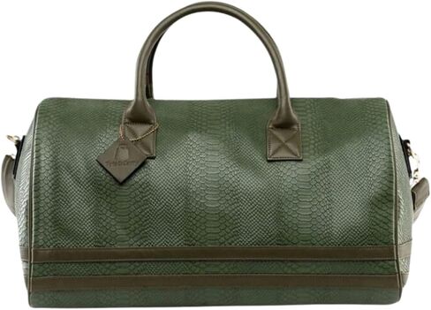 Tote&Carry Apollo 2 Vegan Leather Duffle Bag â€“ TSA-Approved Carry-On for Men & Women, Gold Hardware Weekender for Travel, Gym, or Overnight Use in Saudi Arabia