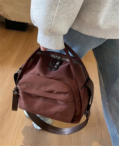 Nylon Crossbody Bags for Women Casual Top Handle Satchels Underarm Shoulder Hobo Purse Small Tote Bag Commute Clutch Purse in Saudi Arabia