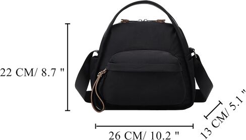 Nylon Crossbody Bags for Women Casual Top Handle Satchels Underarm Shoulder Hobo Purse Small Tote Bag Commute Clutch Purse in Saudi Arabia