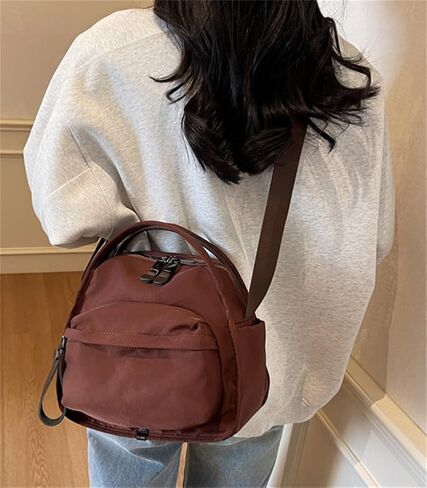 Nylon Crossbody Bags for Women Casual Top Handle Satchels Underarm Shoulder Hobo Purse Small Tote Bag Commute Clutch Purse in Saudi Arabia