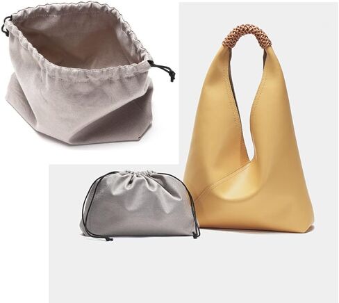 JIUFENG Hobo Bag for Women Genuine Leather Bucket Tote Bag Solid Color Commuter Underarm Shoulder Bag Womens Handbag in Kuwait