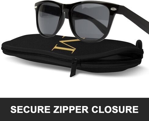 Sunglasses Soft Case, Ultra Light Portable Neoprene Zipper Glasses Case for Men Women in Saudi Arabia