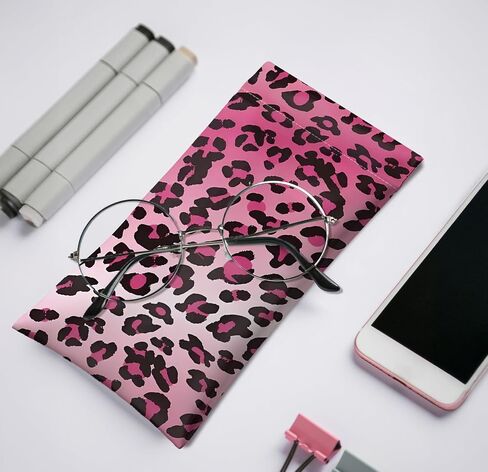 Eyeglasses Sunglasses Case PU Soft Squeeze Top Glasses Pouch for Women Floral Pattern Portable Anti Scratch in Saudi Arabia