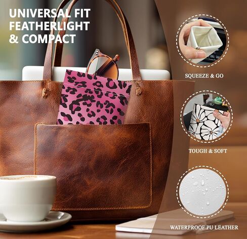 Eyeglasses Sunglasses Case PU Soft Squeeze Top Glasses Pouch for Women Floral Pattern Portable Anti Scratch in Saudi Arabia