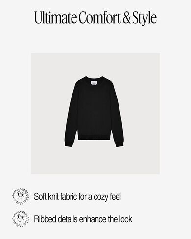 الرجال سترة متماسكة الناعمة Crewneck in Saudi Arabia