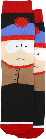 مجموعة من 6 أزواج من الجوارب المبتكرة من Hyp South Park للرجال - ستان، كايل، كارتمان، كيني، باترز، تويلي، مقاس الحذاء 6-12 in Saudi Arabia
