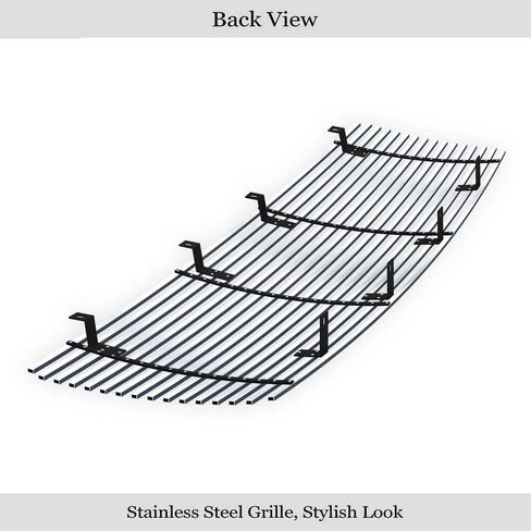 APS Compatible with Infiniti QX56 2004-2010 Main Upper Stainless Steel Black 8x6 Horizontal Billet Front Grill Grille Insert N85447J in Saudi Arabia