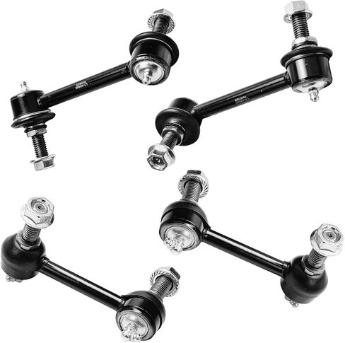 Detroit Axle - 4pc Sway Bars for Chevrolet Trailblazer EXT SSR GMC Envoy XL XUV Buick Rainier Isuzu Ascender Saab 9-7x Bravada, 4 Front and Rear Stabilizer Sway Bar Links Replacement in Saudi Arabia