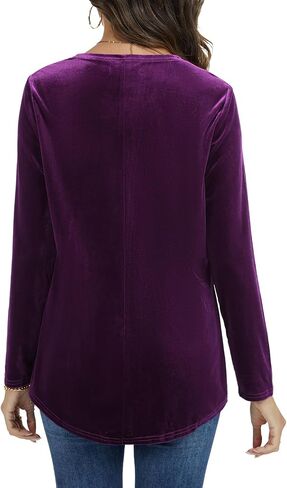 Women's Velvet Cardigan Long Sleeve Open Front Irregular Tailored Cardigans Jacket Blazer Coat with Pockets in Saudi Arabia