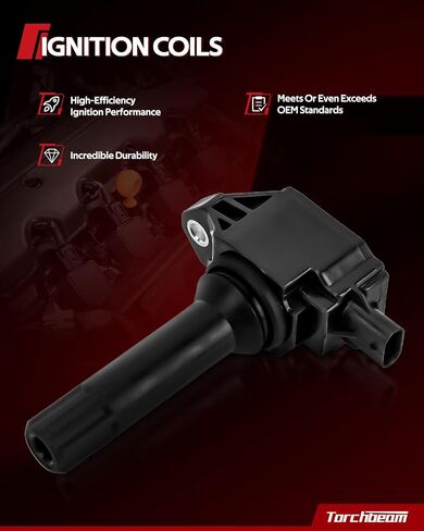 حزم ملف الإشعال Torchbeam UF710 متوافقة مع Subaru Forester 2014-2016، Outback/XV Crosstrek/Legacy/BRZ 2013-2014، Impreza 2013-2015، Scion FR-S 2013-2014، 4 قطع in Saudi Arabia