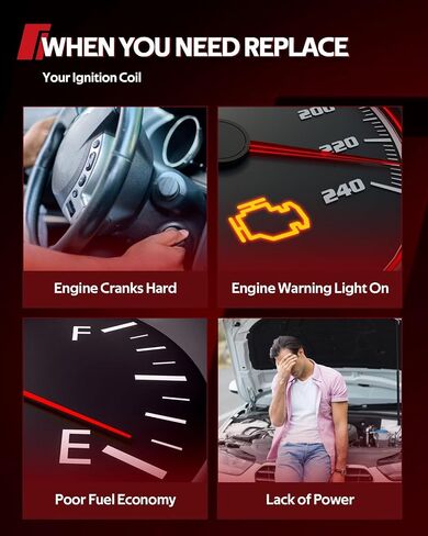 حزم ملف الإشعال Torchbeam UF710 متوافقة مع Subaru Forester 2014-2016، Outback/XV Crosstrek/Legacy/BRZ 2013-2014، Impreza 2013-2015، Scion FR-S 2013-2014، 4 قطع in Saudi Arabia