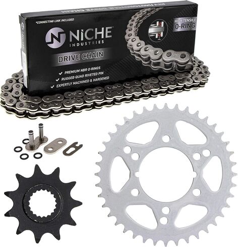 NICHE Drive Sprocket Chain Combo for Polaris Xplorer 300 4X4 Front 11 Rear 40 Tooth 520V-X X-Ring 70 Links in Saudi Arabia