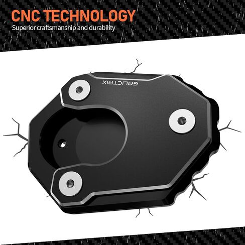 متوافق مع Kawasaki Z900 Z650 Z800 Z1000 Z 900 650 RS NINJA650 NINJA 1000SX 300 250 ZX 6R 10R ER 6N 6F للدراجات النارية مسند مسند جانبي ملحقات لوحة الدعم (أسود) in Kuwait