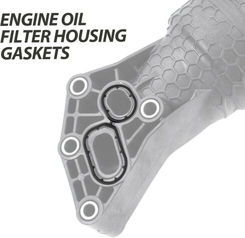 263453LAA0 Engine Oil Filter Housing Gasket, Replacement for Hyundai Genesis Palisade Replacement for Kia Sedona Sorento Telluride Cadenza, Replaces 26345-3LAA0 in Saudi Arabia