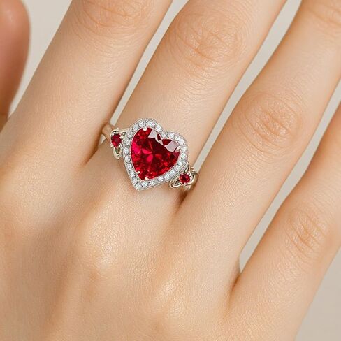 Celtic Sterling Silver Birthstone Rings- Adjustable Size Women Jewelry Birthday Gifts for Women,Girlfriend,Wife,Mom in Saudi Arabia