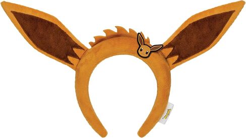 Pokemon Eevee Ears, Official Kids Size Eevee Pokemon Costume Headgear, One Size 8 and Over in Saudi Arabia