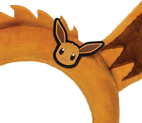 Pokemon Eevee Ears, Official Kids Size Eevee Pokemon Costume Headgear, One Size 8 and Over in Saudi Arabia