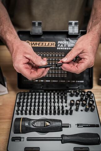 Wheeler Engineering 100-Piece Professional Screwdriver Set with Durable Construction and Storage Case for Gunsmithing and Maintenance in Saudi Arabia