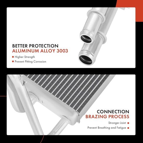 قلب سخان HVAC ممتاز متوافق مع Buick Rendezvous 2002-2007، Terraza 2005-2007 وChevrolet Uplander 2005-2009، Venture & Oldsmobile Silhouette & Pontiac Aztek، Montana & Saturn Relay in Kuwait