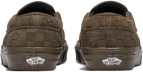 حذاء Asher سهل الارتداء للرجال من Vans | حذاء رياضي مريح للمشي والموضة والارتداء اليومي، لون بني فحمي منقوش، 11 in Kuwait