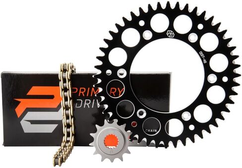 Alloy Kit & Gold X-Ring Chain Black Rear Sprocket For Honda CRF450R 2017-2025 in Saudi Arabia